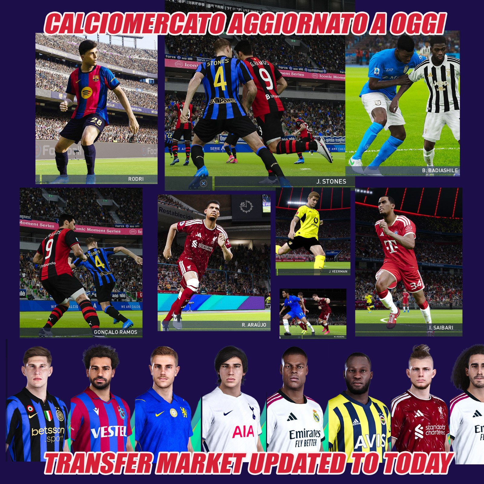 PES 2021 ORIGINAL PATCH Option File PS4 PS5 PC Season 2026/2027 Update 2027