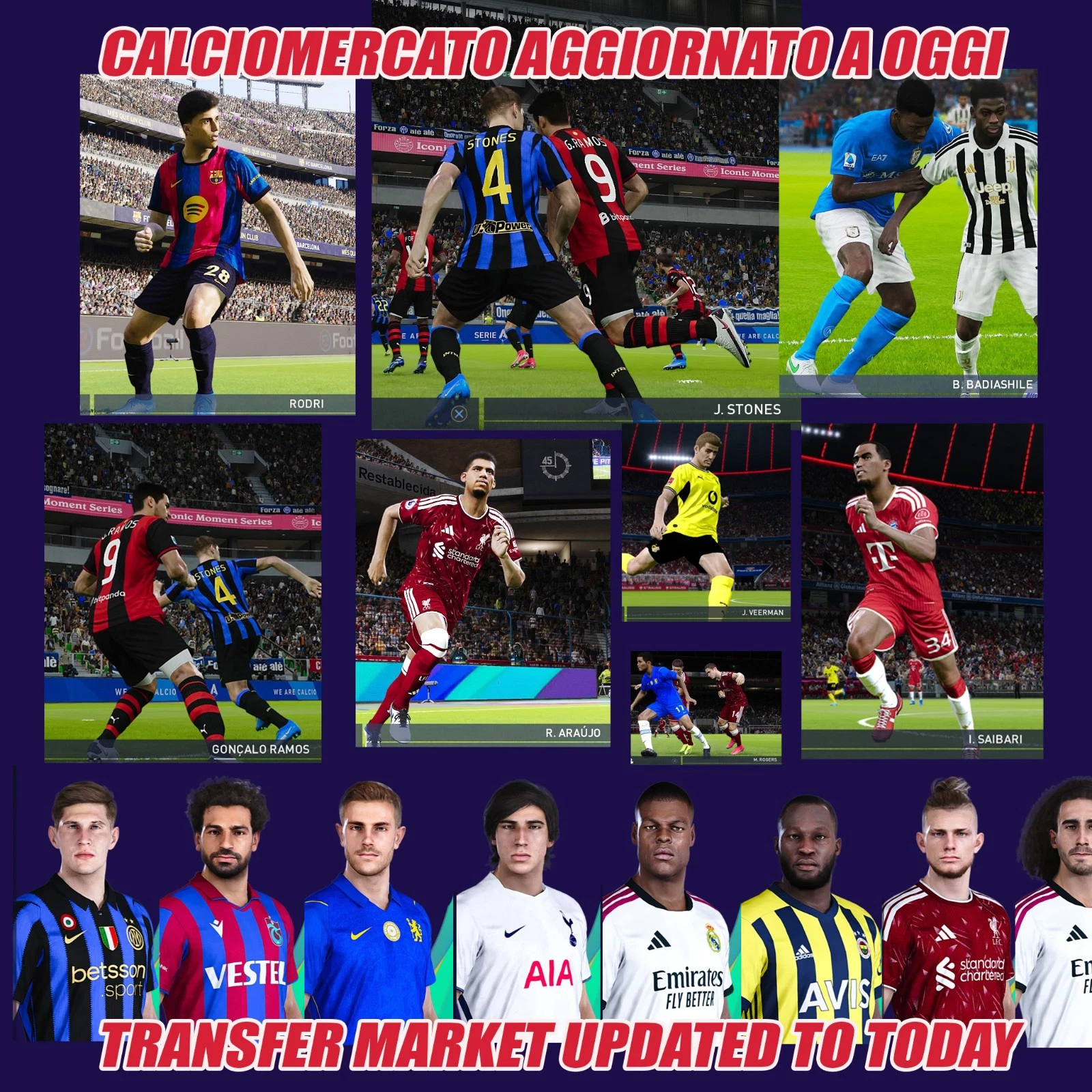 PES 2021 ORIGINAL PATCH Option File PS4 PS5 PC Season 2026/2027 Update 2027
