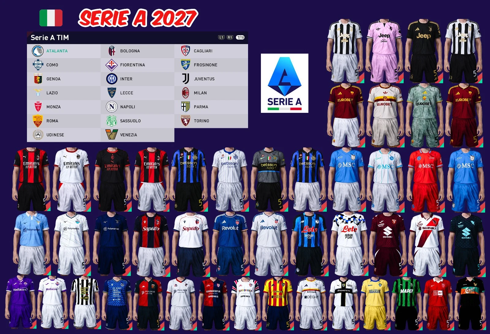 PES 2021 ORIGINAL PATCH Option File PS4 PS5 PC Season 2026/2027 Update 2027