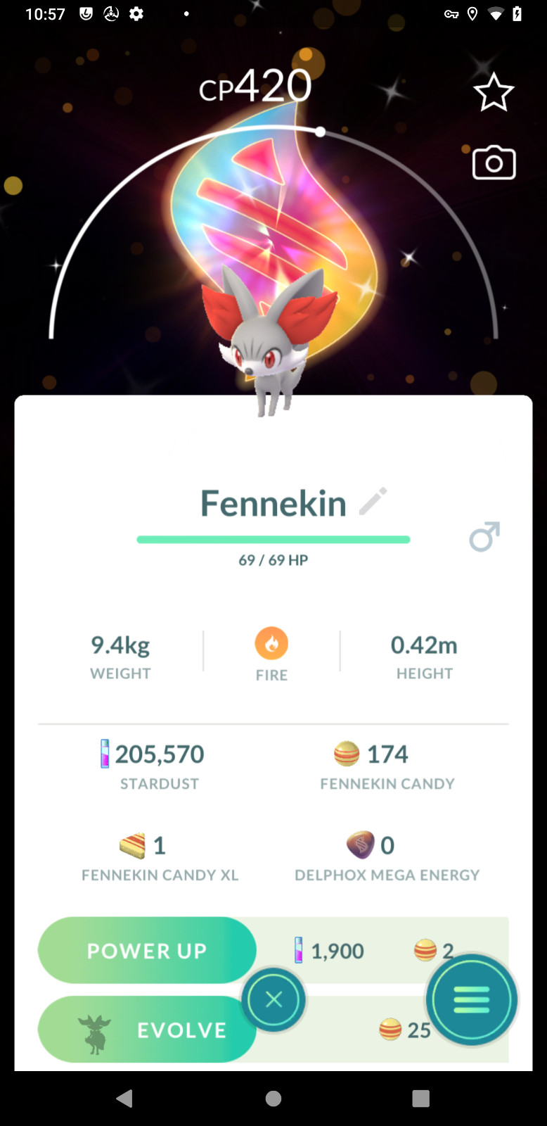 ✨ Shiny Fennekin- Mega Evolvution Background | Tr—de 20K | P—T—C