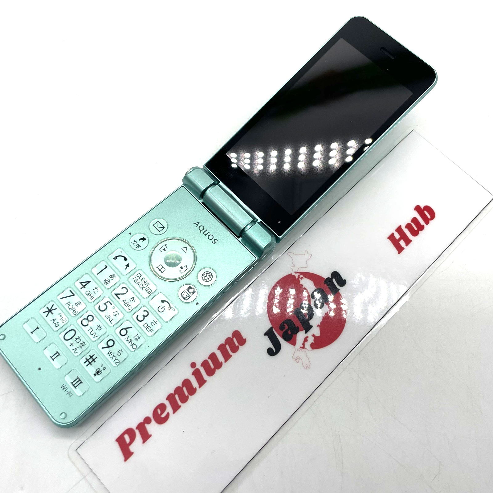 SHARP AQUOS Keitai 2 601SH Green Unlocked 4G Android Flip Phone Tested Japan