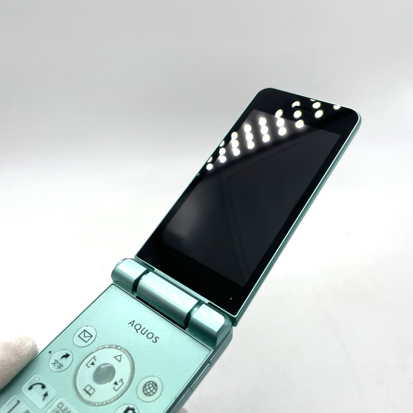 SHARP AQUOS Keitai 2 601SH Green Unlocked 4G Android Flip Phone Tested Japan