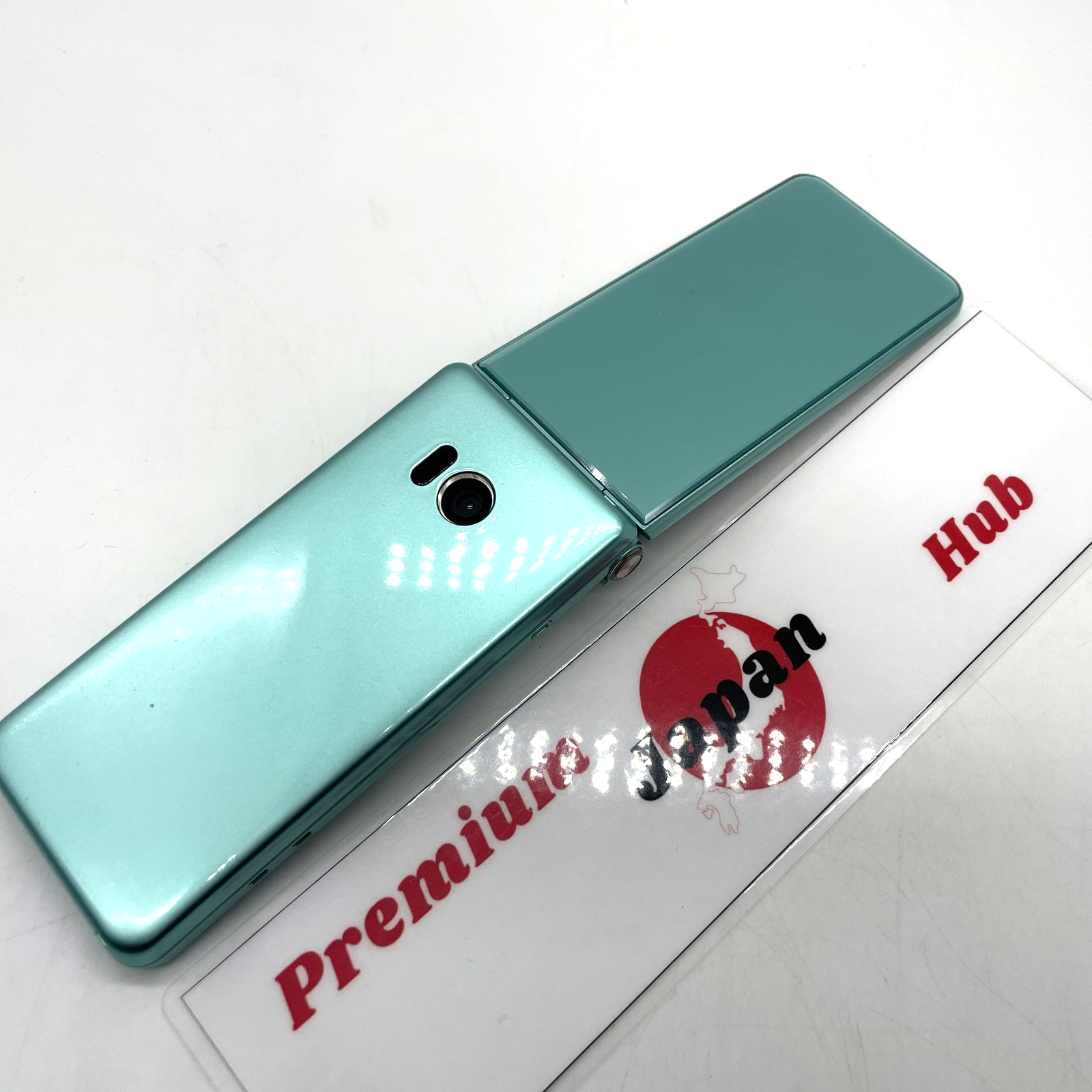 SHARP AQUOS Keitai 2 601SH Green Unlocked 4G Android Flip Phone Tested Japan