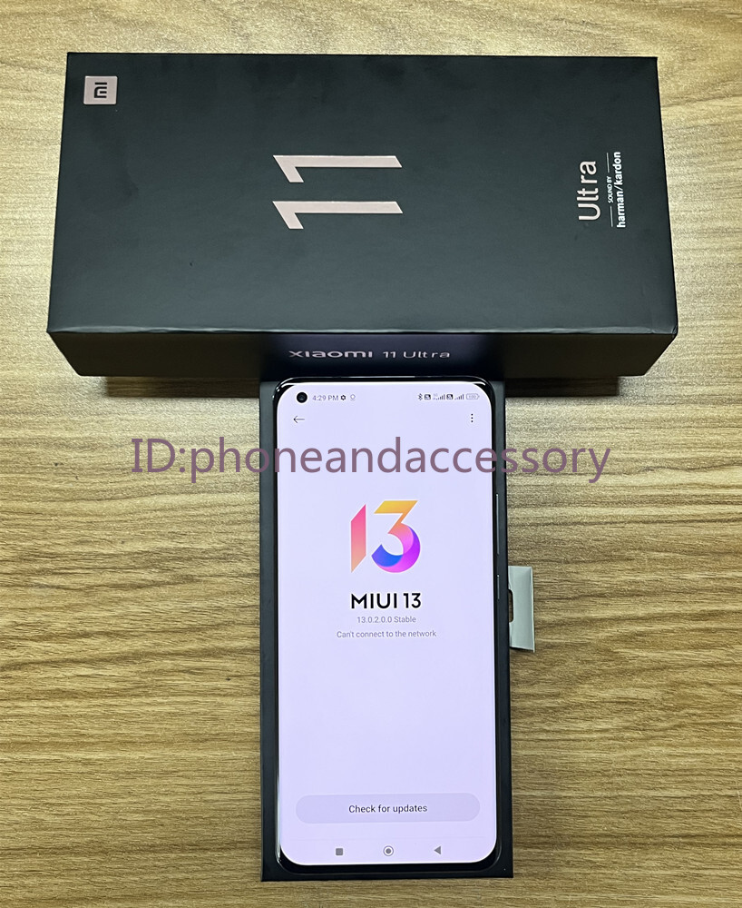Unlocked Xiaomi Mi 11 Ultra 5G 256/512GB Dual SIM 6.81" 50MP 5000mAh M2102K1G