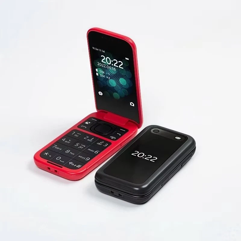Nokia 2660 Flip 4G Dual-SIM 128MB+48MP Unlocked Flip Mobile Phone New boxed