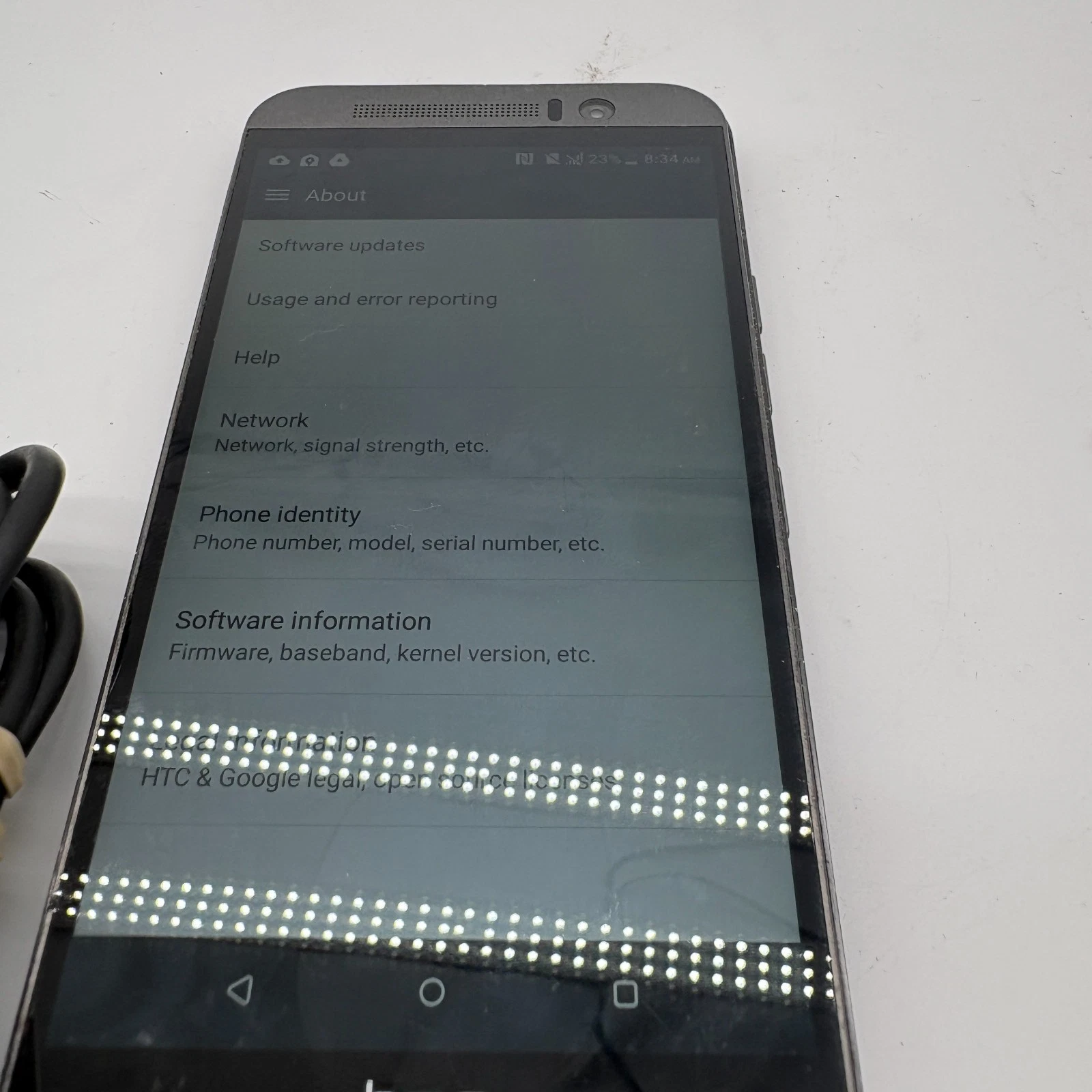 HTC One M8 Smartphone Working Gray Android Phone 32GB