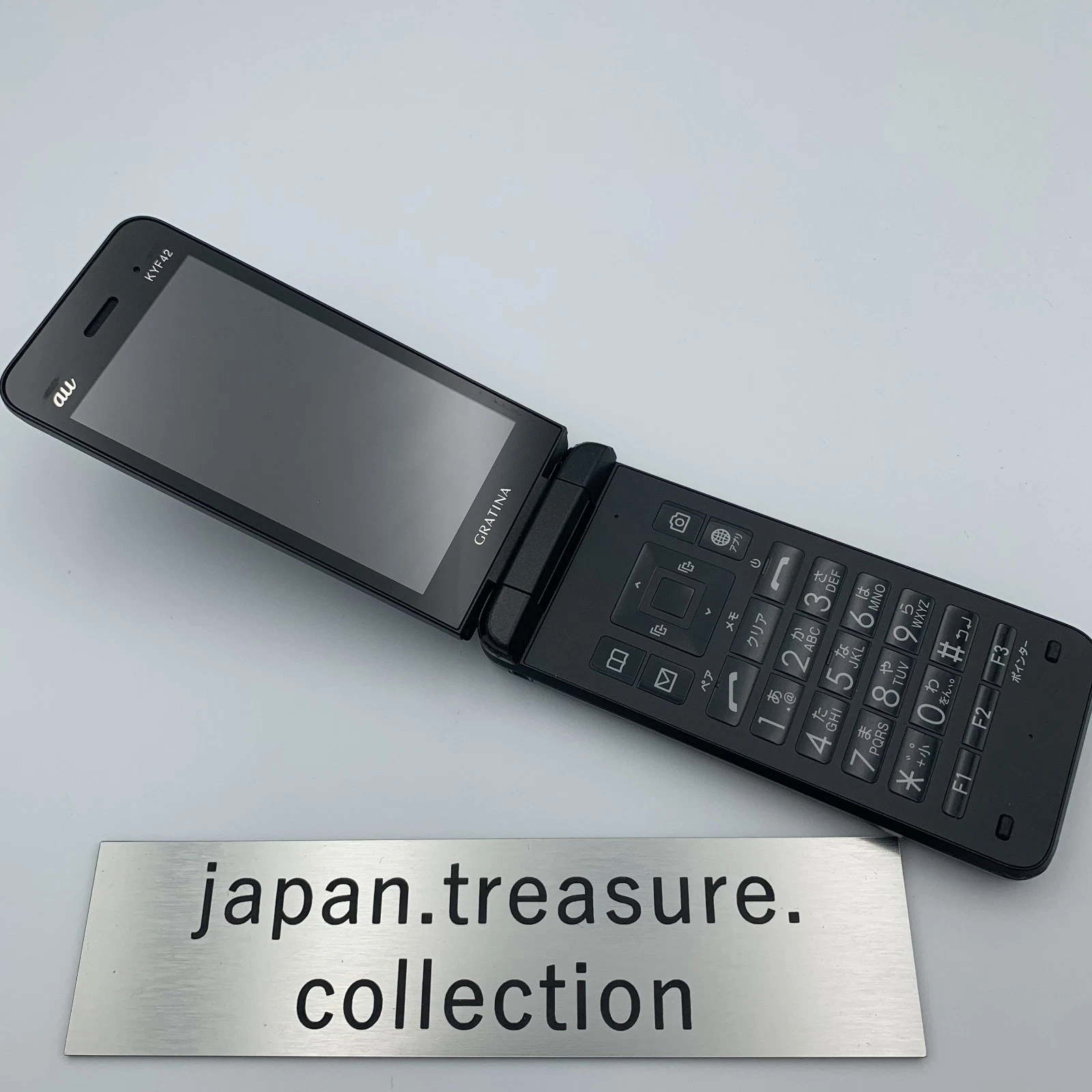 KYOCERA KYF42 GRATINA 4G WIFI KEITAI ANDROID Black FLIP PHONE UNLOCKED JAPAN