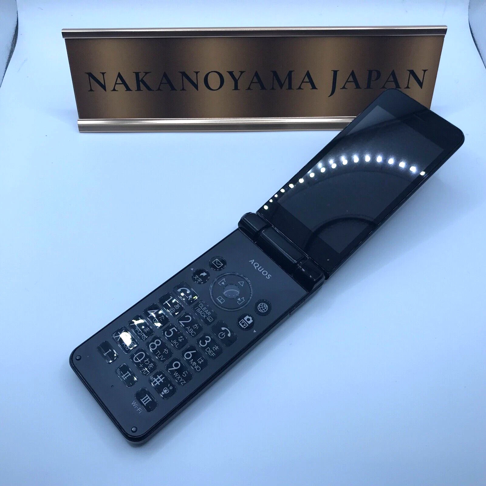 SHARP AQUOS 601SH Keitai 2 4G Android Flip Phone SIM Unlocked Softbank Black