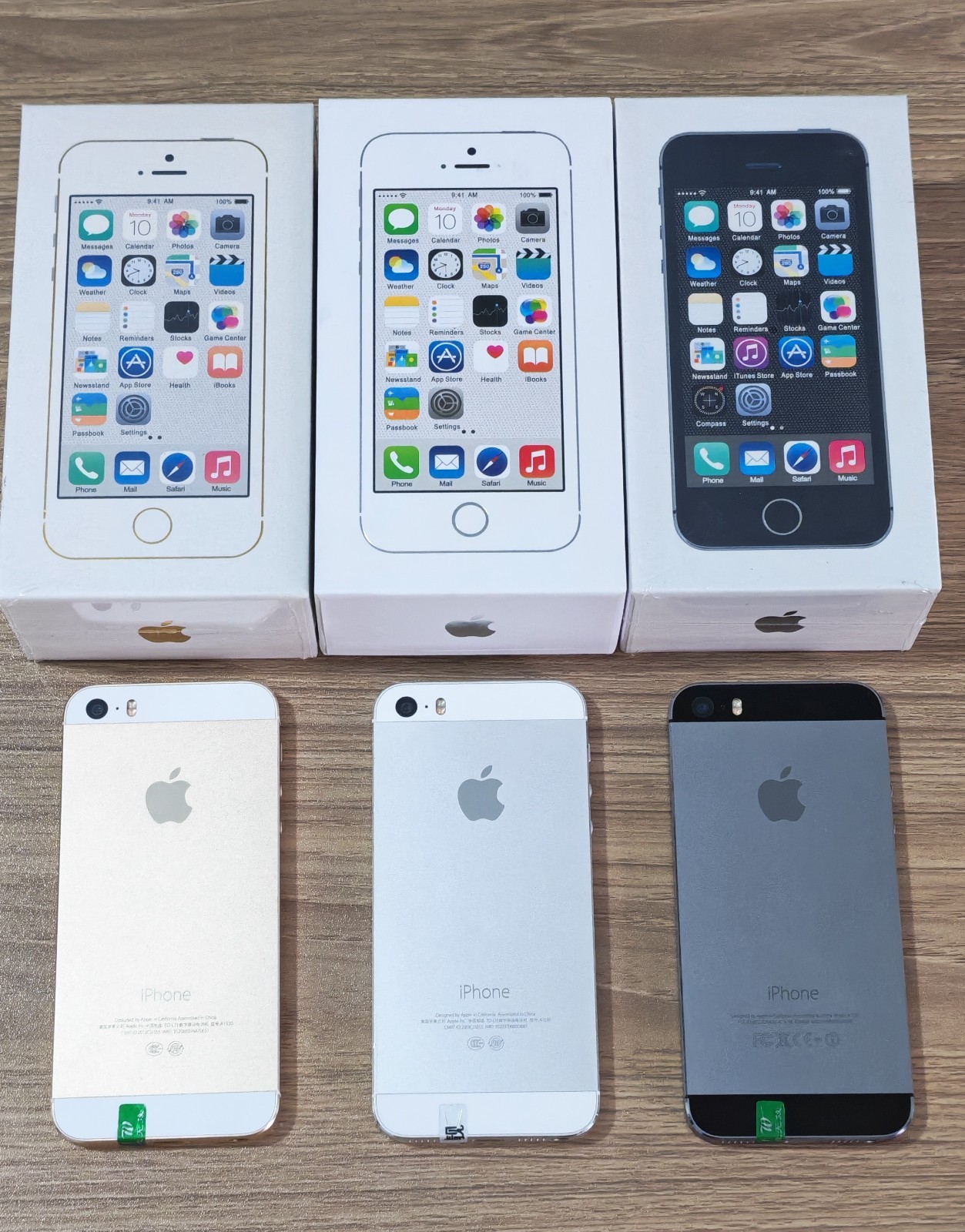 Apple iPhone 5s Unlockd 16GB 32GB 64GB iOS 12 Silver Gold Black With Accessories