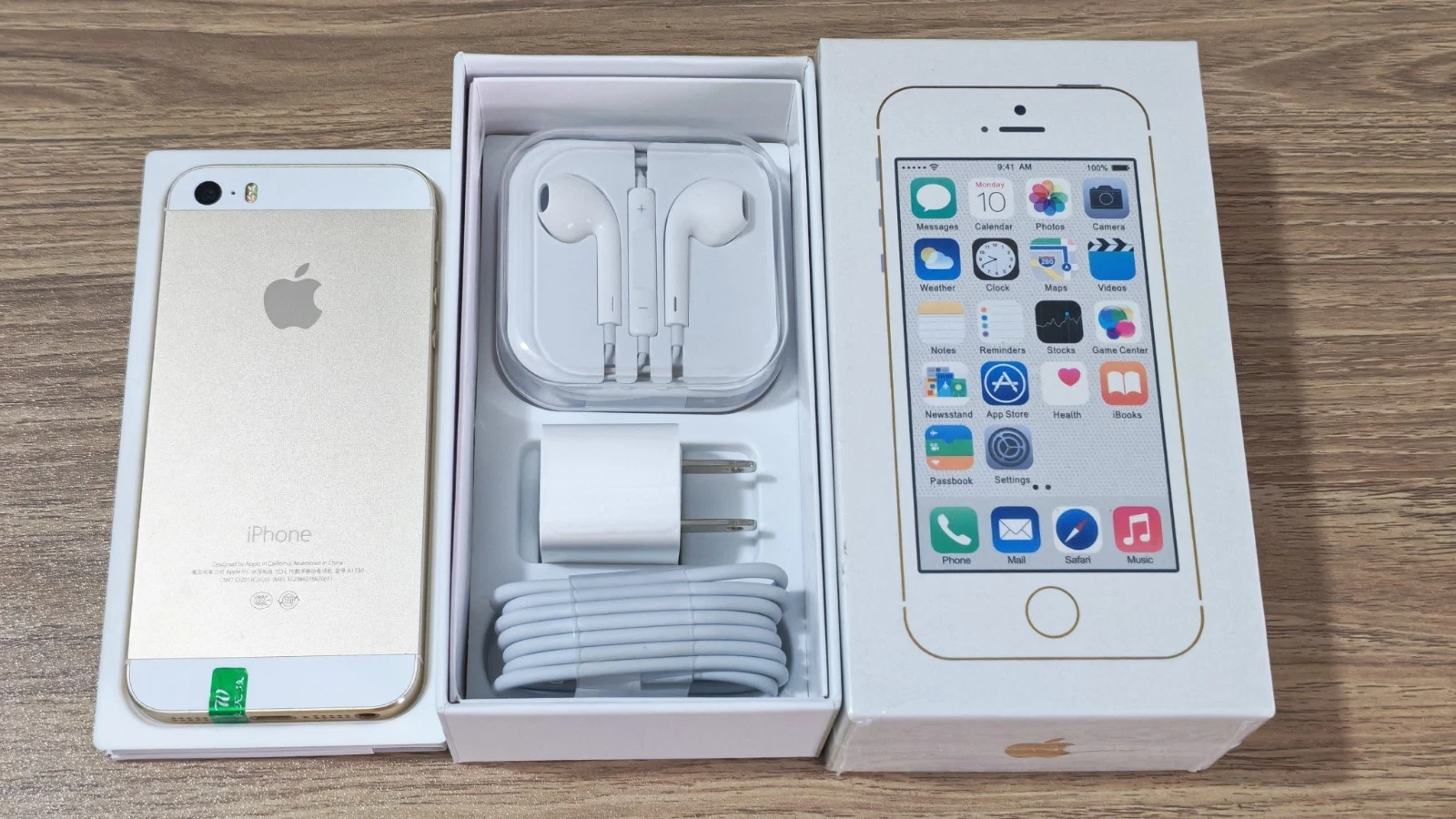 Apple iPhone 5s Unlockd 16GB 32GB 64GB iOS 12 Silver Gold Black With Accessories