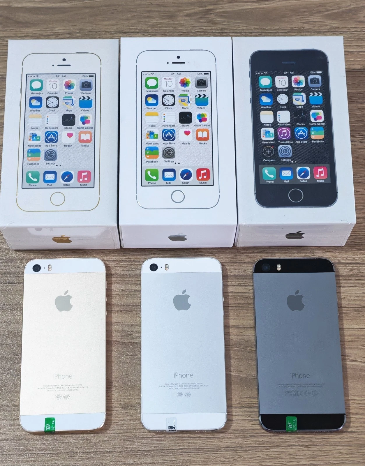 Apple iPhone 5s Unlockd 16GB 32GB 64GB iOS 12 Silver Gold Black With Accessories