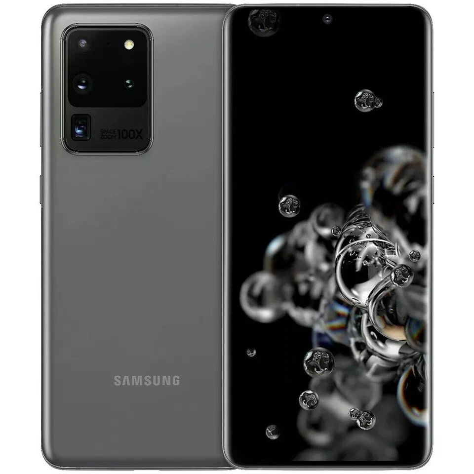 New Sealed Samsung Galaxy S20 Ultra 5G SM-G988U 128GB Factory Unlocked Phone