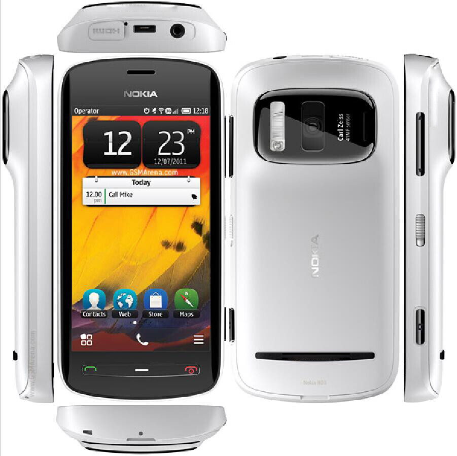 Unlocked Nokia 808 PureView RM-807 Wifi 16GB 512MB RAM 41MP 4" Phone