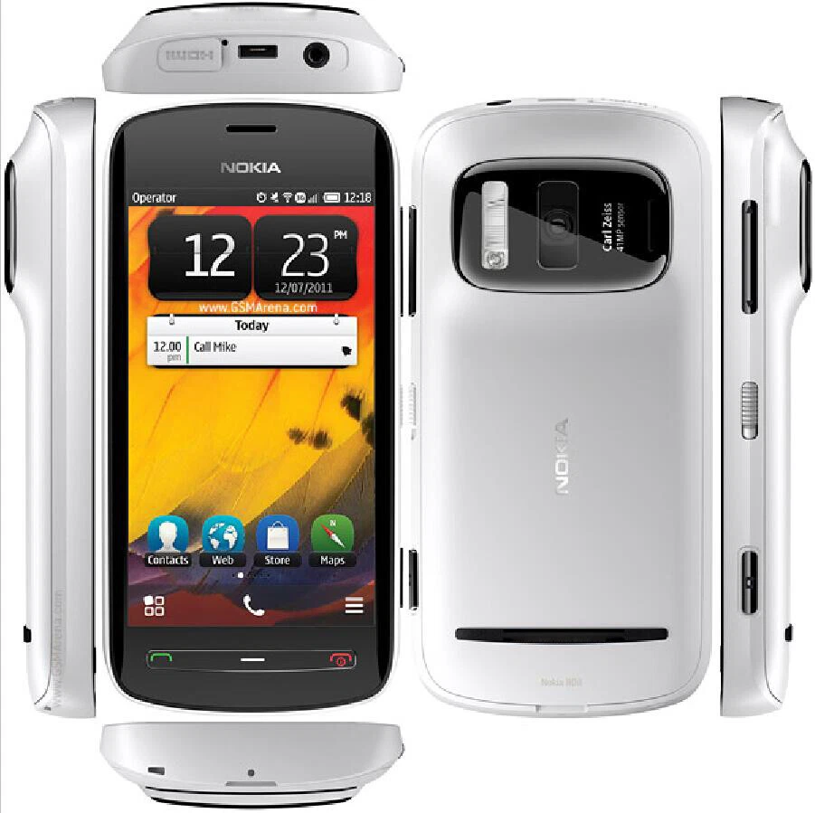 Unlocked Nokia 808 PureView RM-807 Wifi 16GB 512MB RAM 41MP 4" Phone