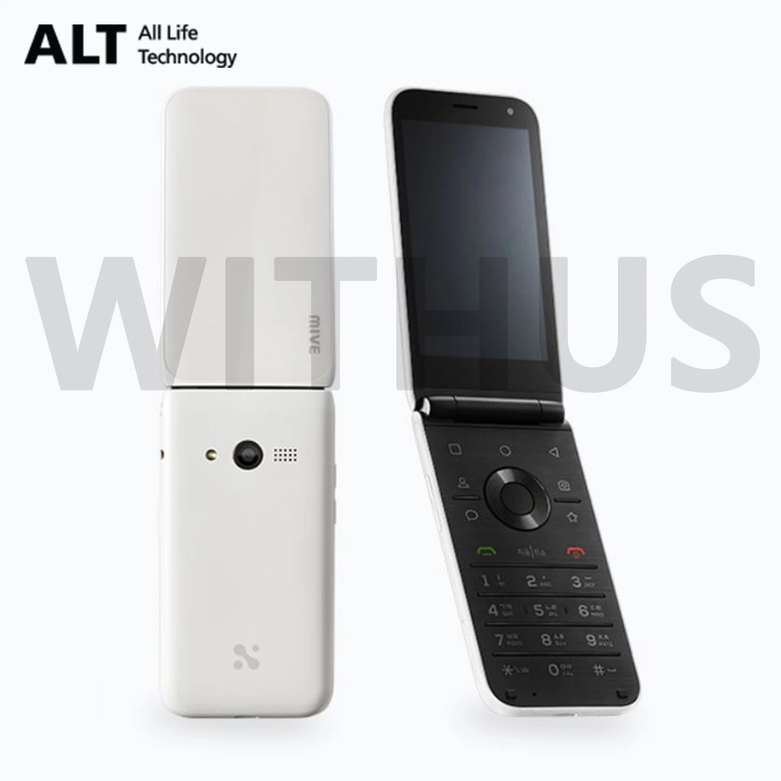 ALT MIVE Style Folder 32GB AT-M120 Unlocked LTE/3G - White *