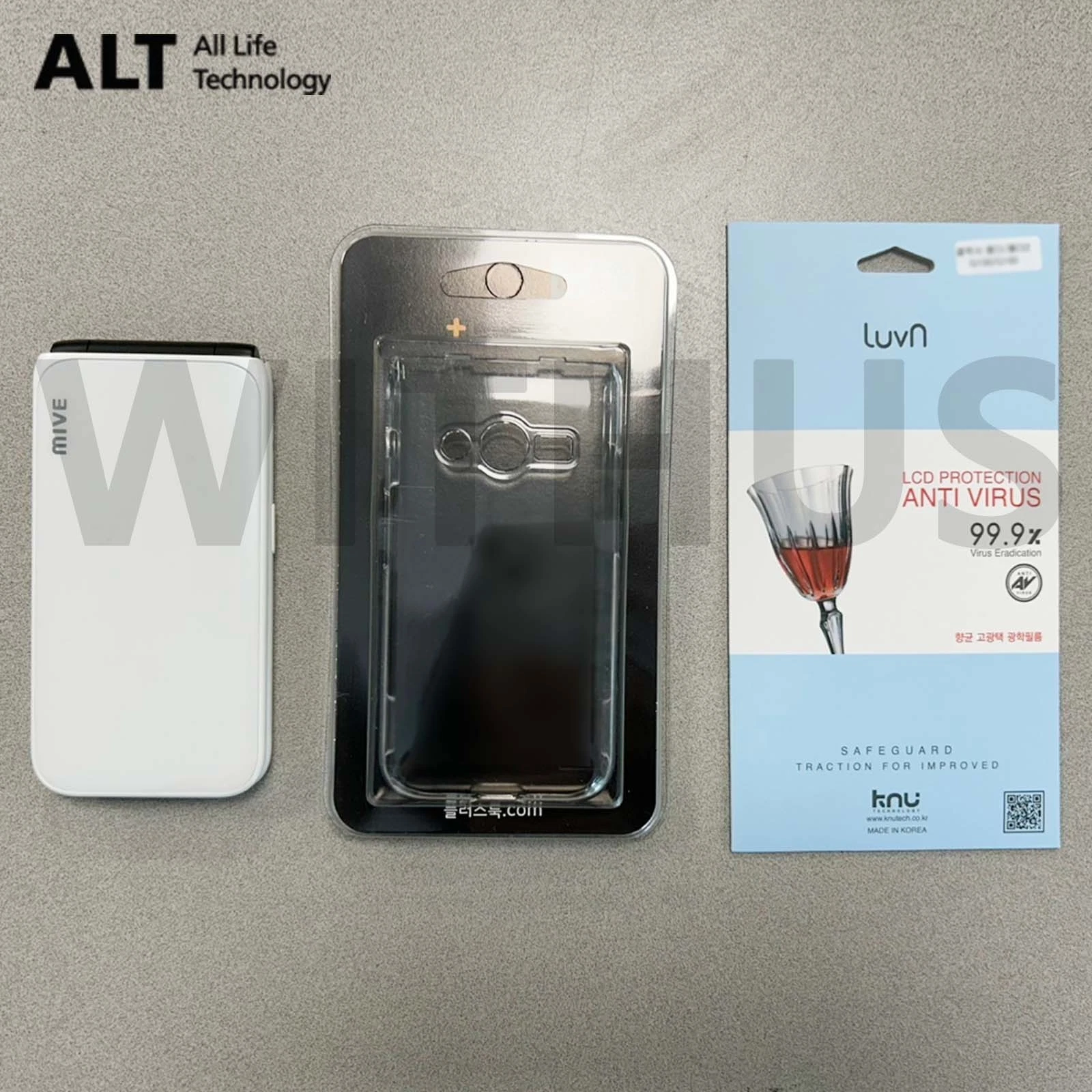 ALT MIVE Style Folder 32GB AT-M120 Unlocked LTE/3G - White *