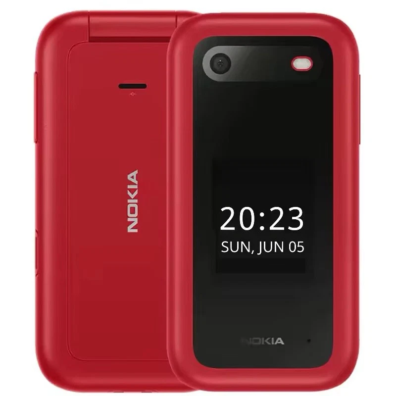 Nokia 2660 Flip 4G Dual-SIM 128MB+48MP Unlocked Flip Mobile Phone