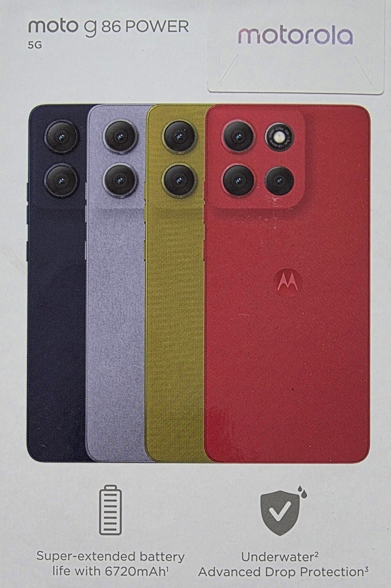 Motorola Moto G86 5G Mobile Phone 8GB RAM / 128GB SSD | Midnight Blue