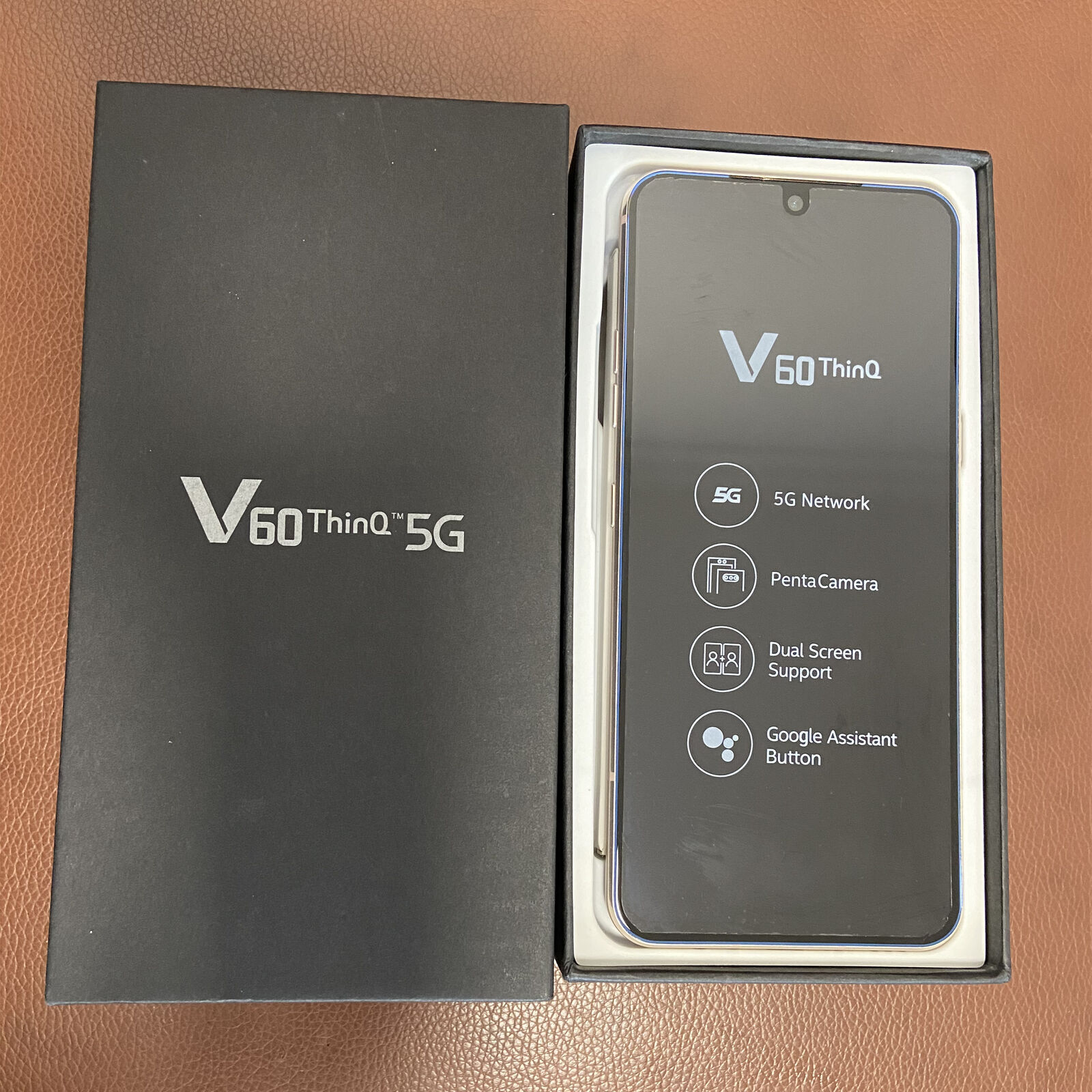 LG V60 ThinQ 5G LM-V600AM V600TM V600VM 128/256GB Unlocked Smartphone-New Sealed