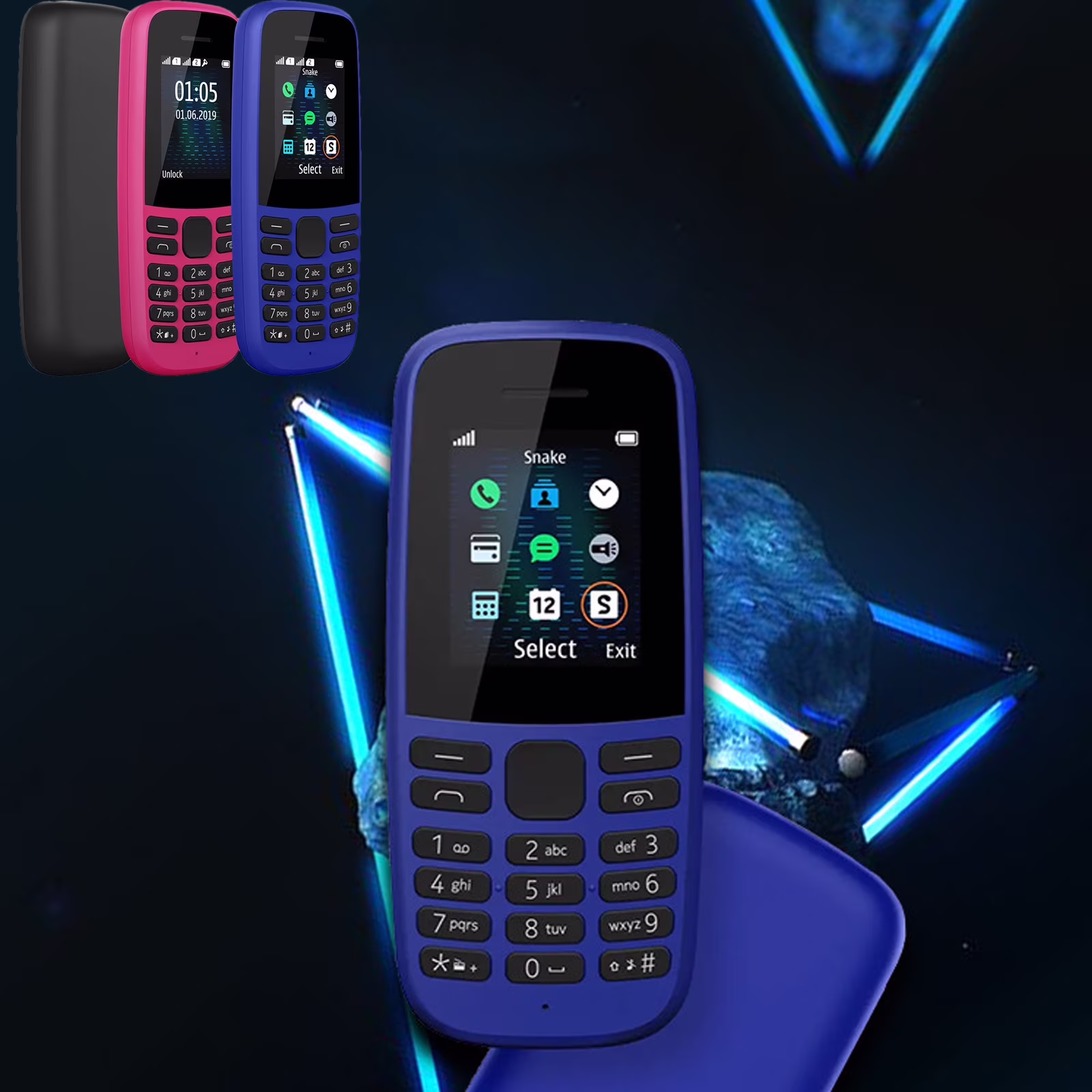 Elderly Mobile Phone, DELESYS Large Button Large Voice Multi-function Mobile Phone Large Capacity Phone for The Elderly