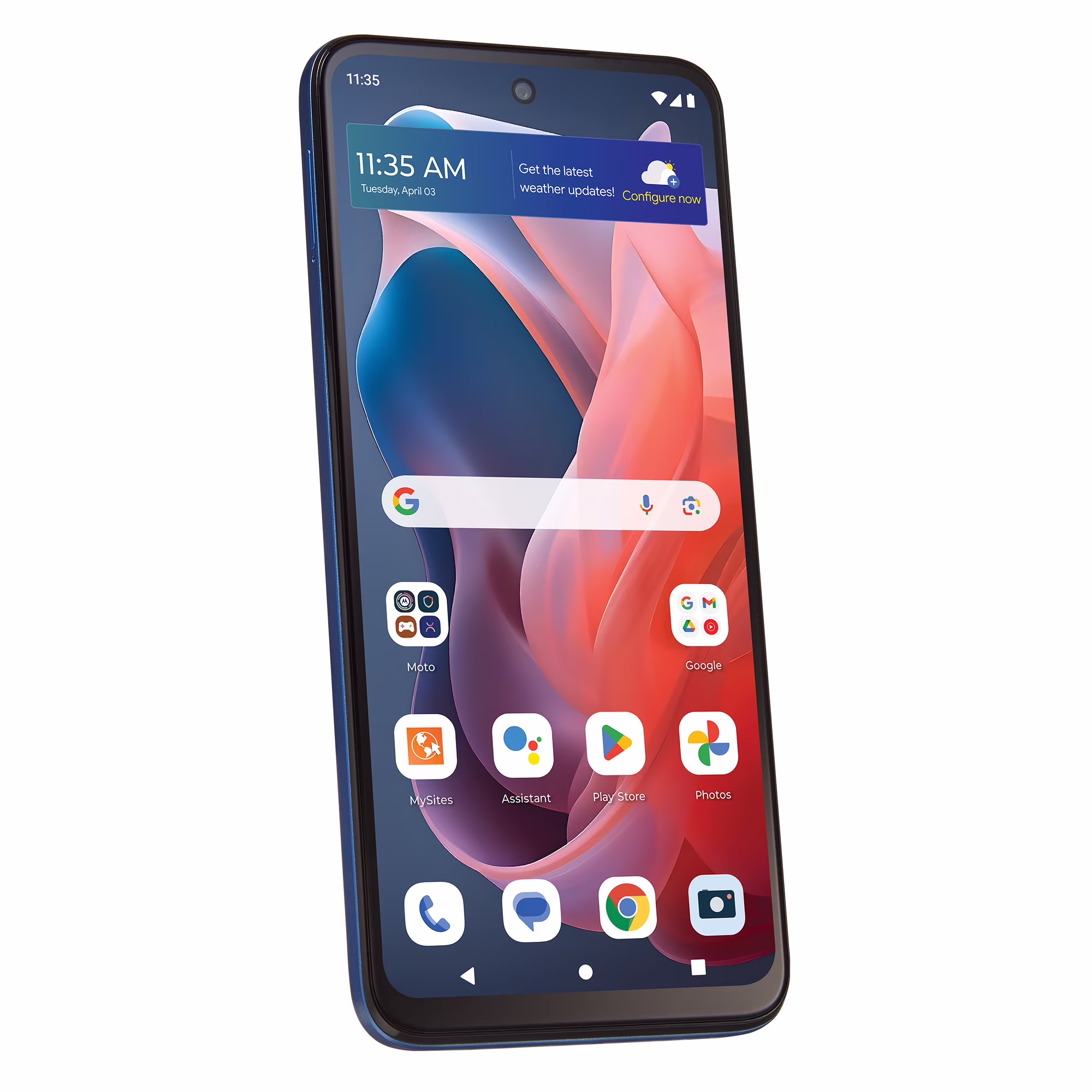 Verizon Prepaid Motorola Moto G Play 2024, 4G, 64GB, Blue -Prepaid Smartphone [Locked to Verizon Prepaid]