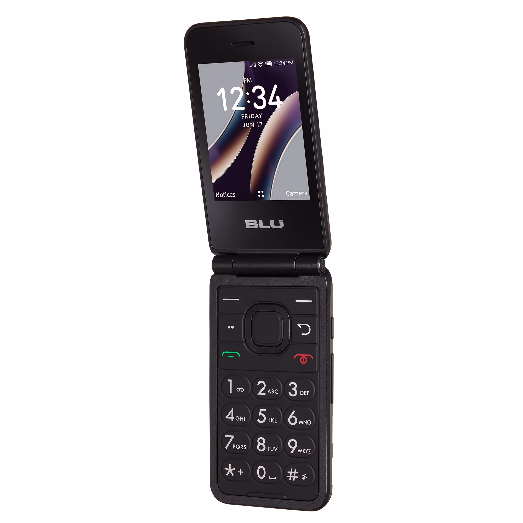 Tracfone Blu Flex, 8GB, Black - Prepaid Feature Phone [Locked to Tracfone]