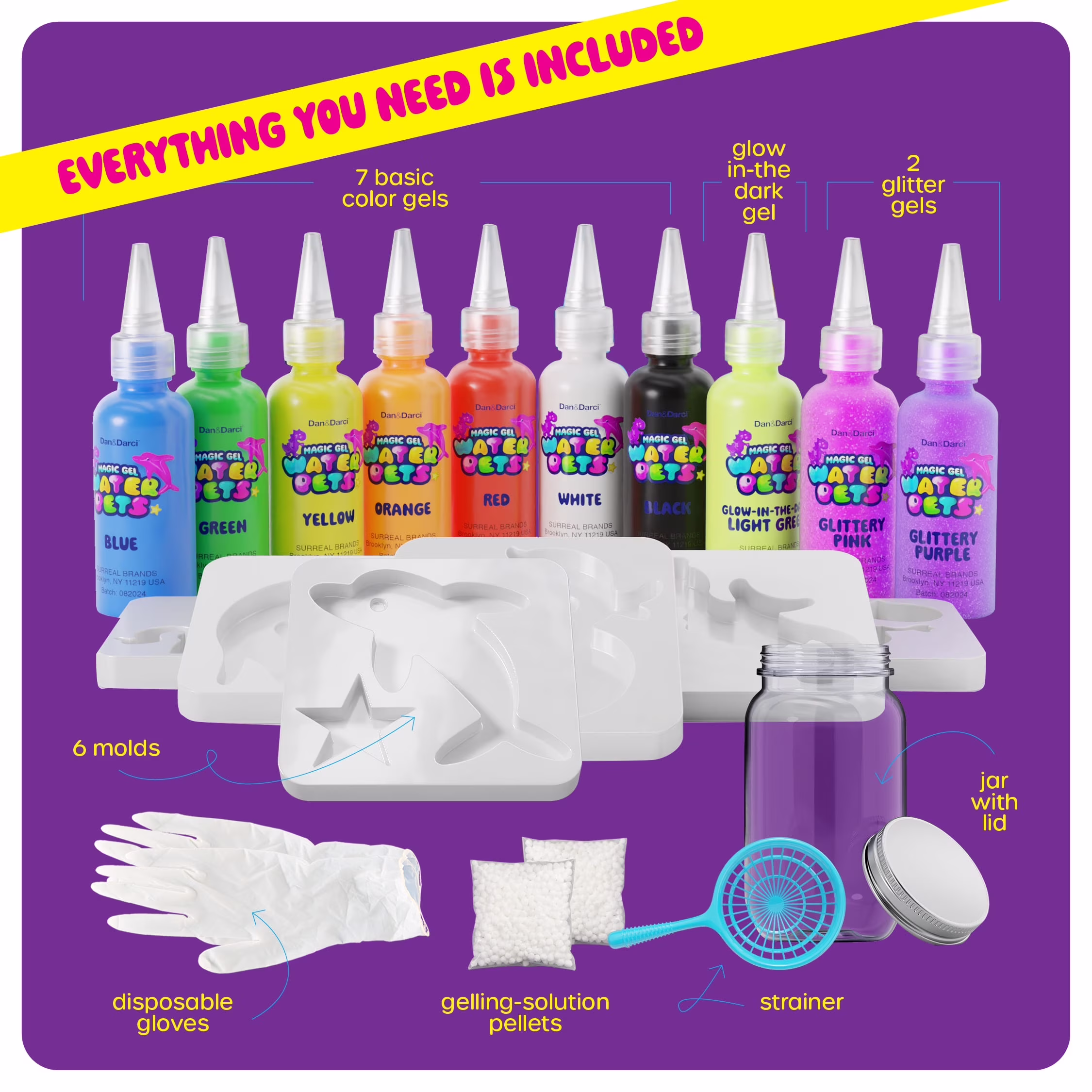 Water Pets for Kids - Aqua Fairy Gel Kit - DIY Easter Fun Craft for Kids - Gifts for Girls & Boys Ages 6-12 Years