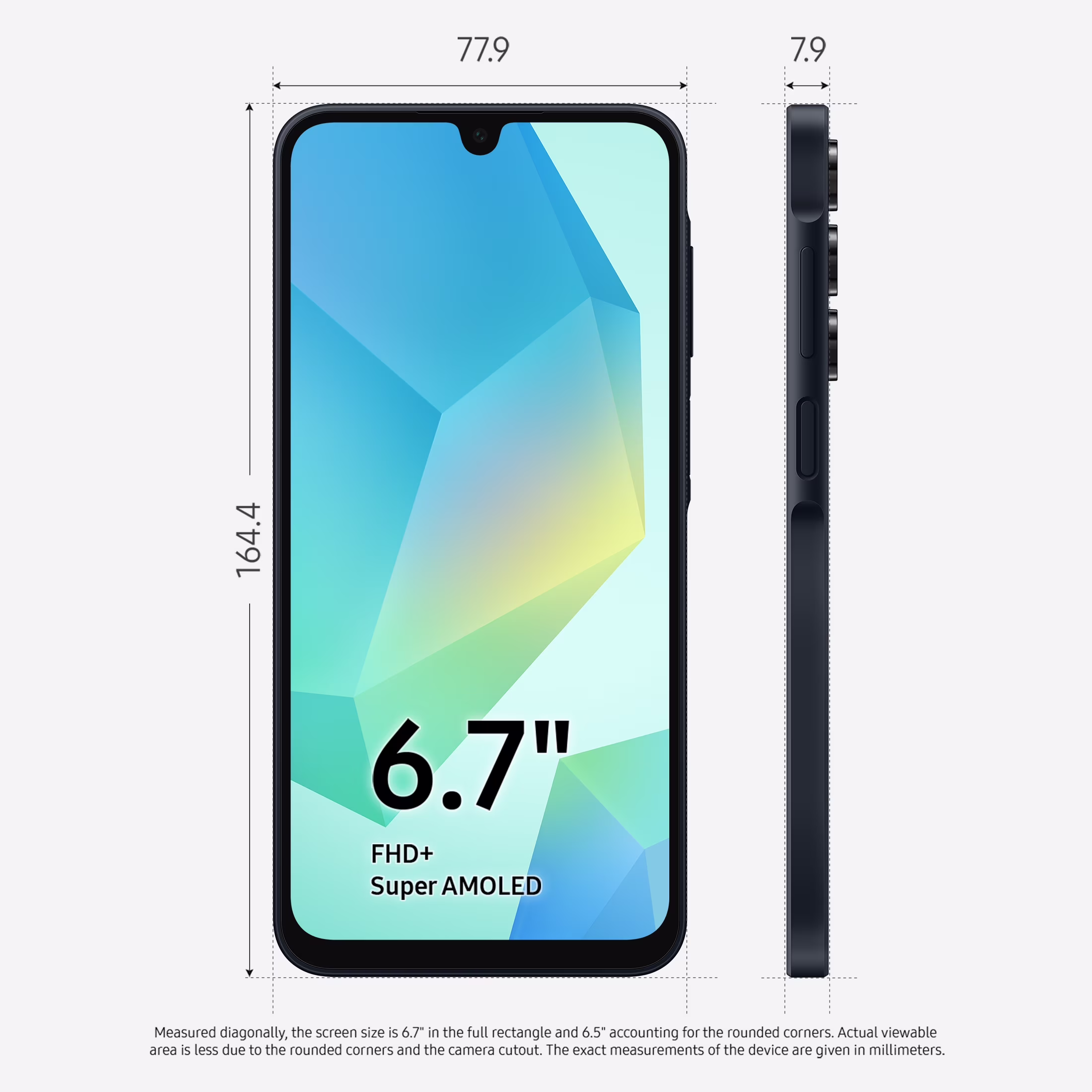 AT&T Samsung Galaxy A16 5G, 128GB, Blue Black - Prepaid Smartphone