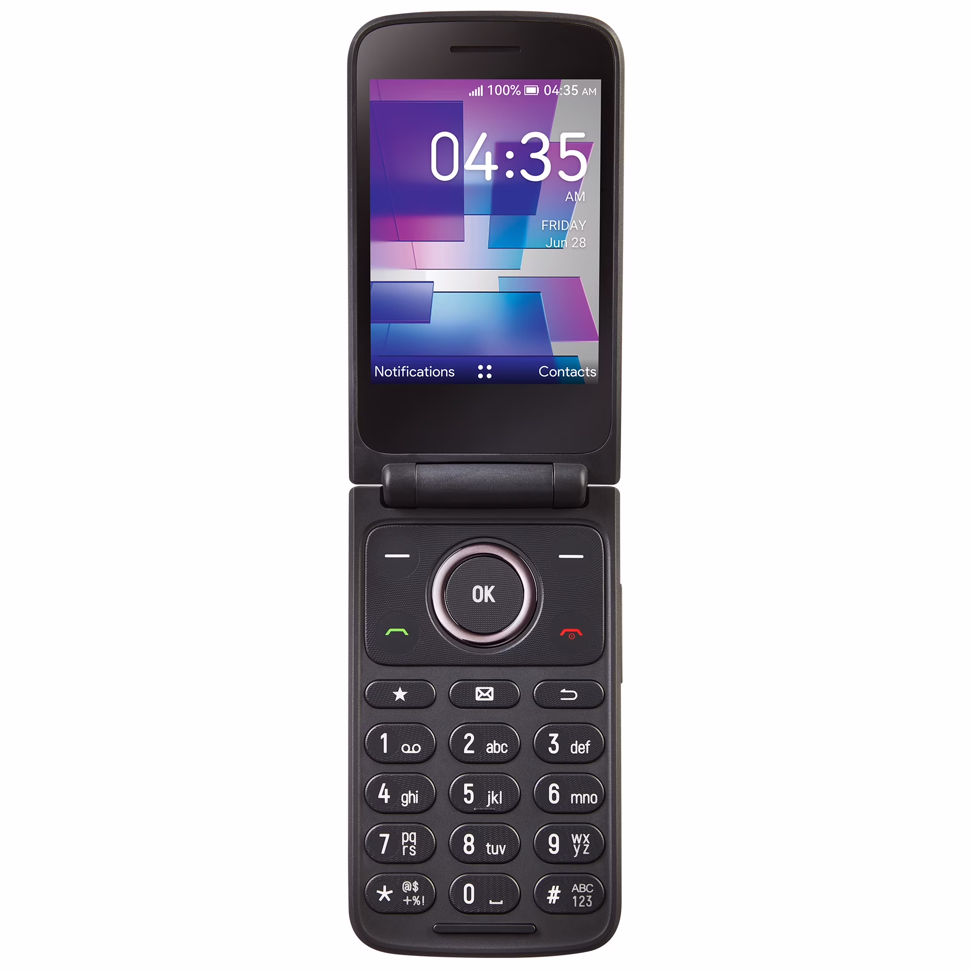 Tracfone TCL Flip 3, 16GB, Gray - Prepaid Feature Phone [Locked to Tracfone]