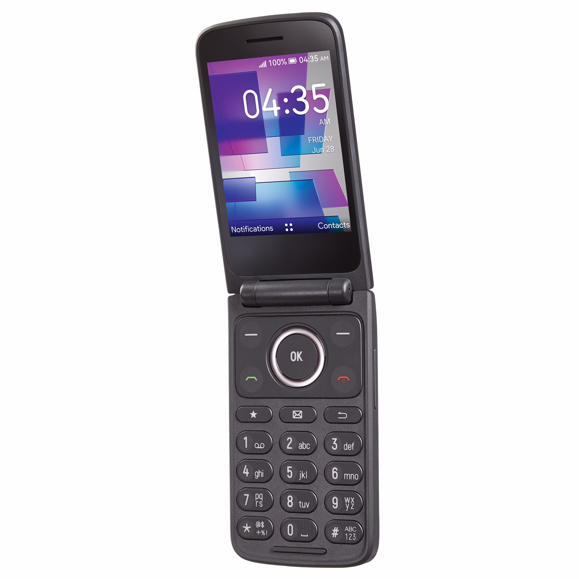 Straight Talk TCL Flip 3 LTE, 16GB, Gray - Prepaid Feature Phone [Locked to Straight Talk]