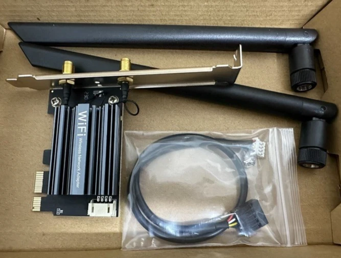 Intel AX210 WiFi6E Network Adapter PCIe Tri-band 5.4Gbps Bluetooth 5.3 Win10/11