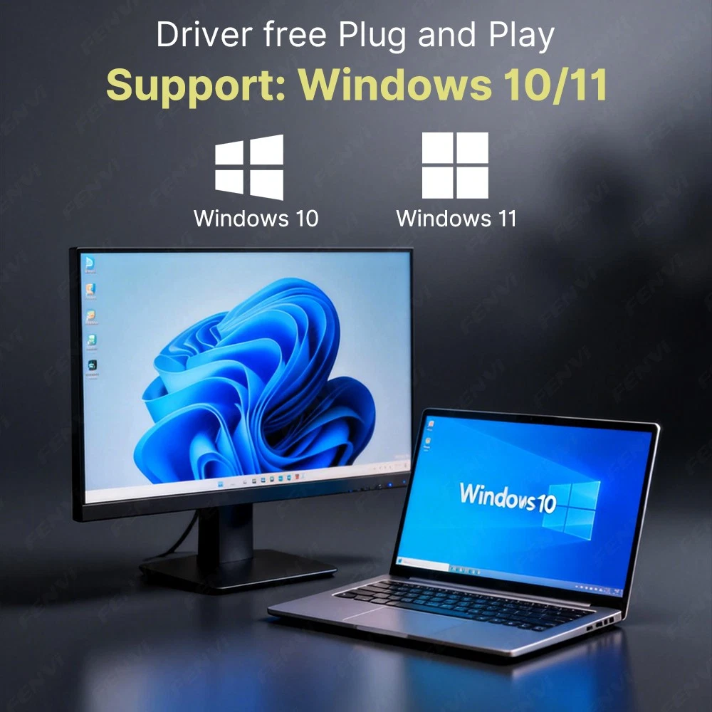 FU-BE6500 WiFi7 USB 3.0 Adapter 6500Mbps Tri-Band Wireless WiFi Dongle Win 10/11