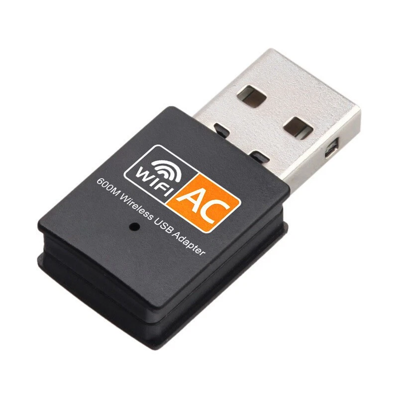 Mini Dual Band USB WiFi Wireless Adapter Network Card 600Mbps 2.4/5GHz 802.11 AC