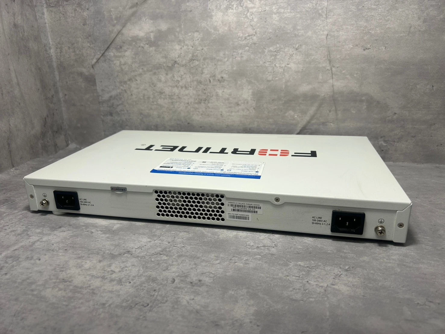 Fortinet FortiGate 100F FG-100F Network Security Firewall Appliance used