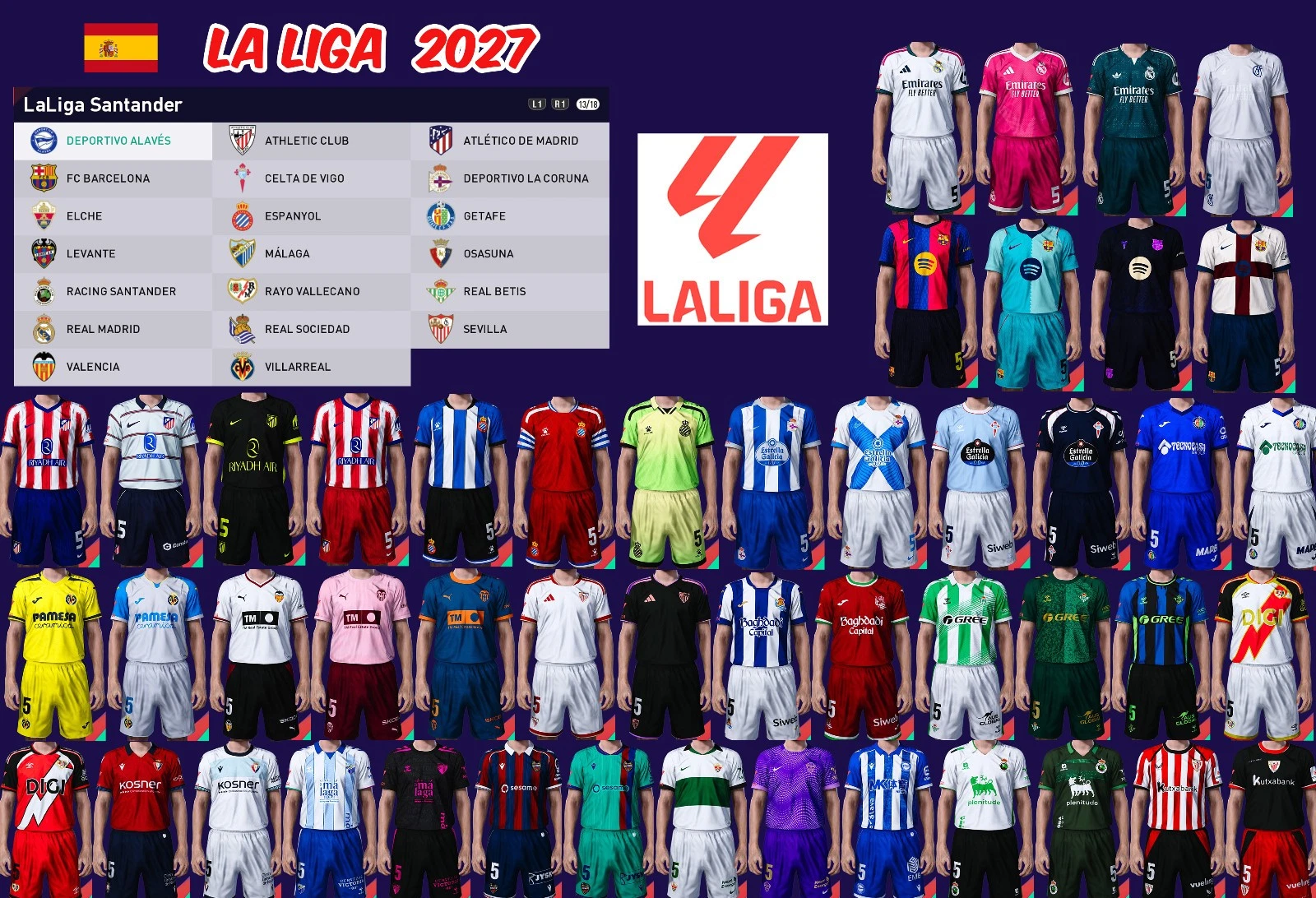 PES 2021 ORIGINAL PATCH Option File PS4 PS5 PC Season 2026/2027 Update 2027 V4