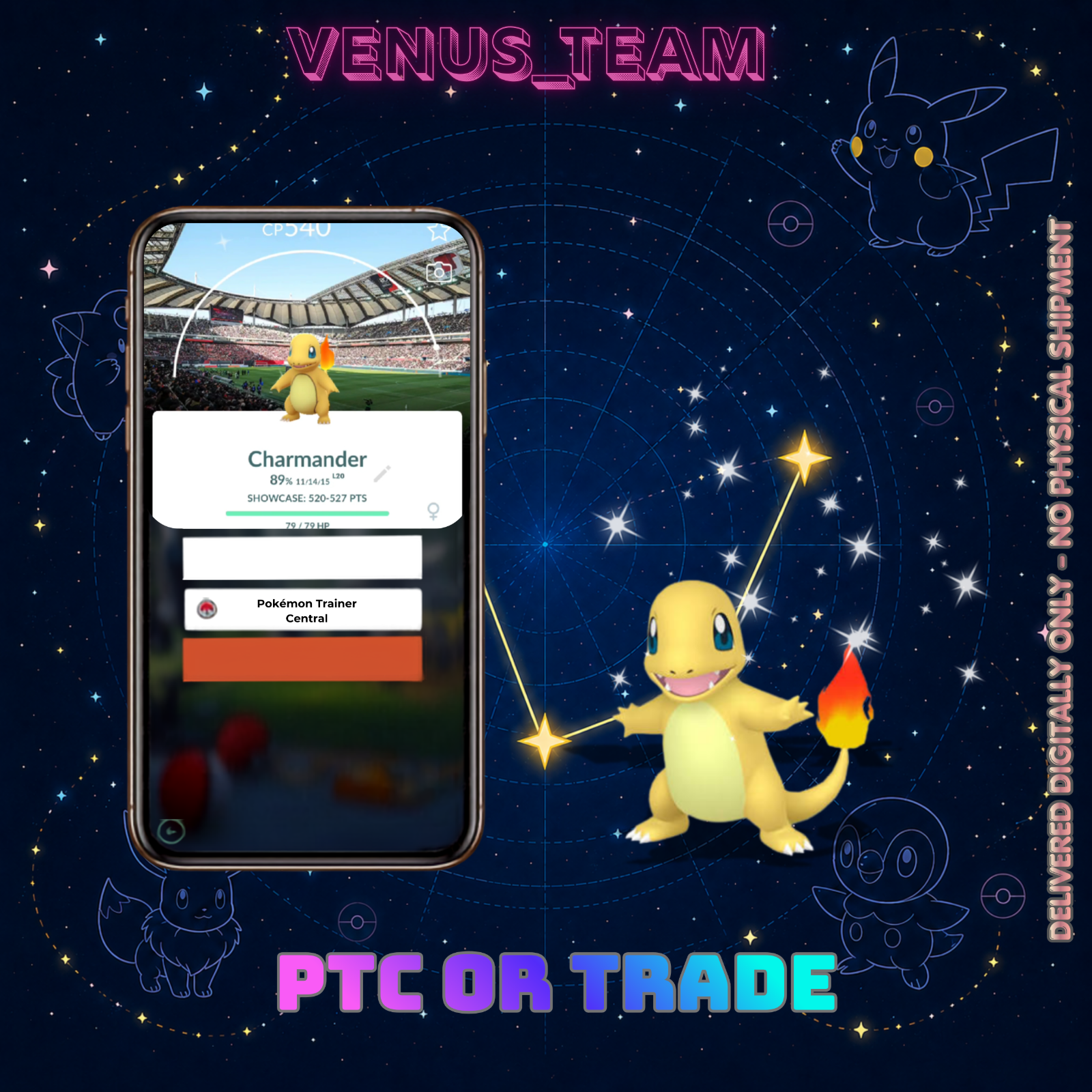 Pokemon Go ✨ Shiny Charmander 2026 FC Seoul Location Background ✨ Read the des